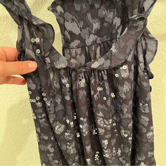 REBECCA TAYLOR Sequin Silk Tank Top - Picture 9 of 10